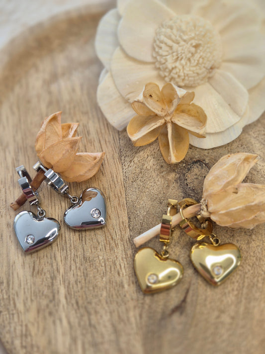 Boucle d'oreilles EVANIA 💕 or ou argent 💕