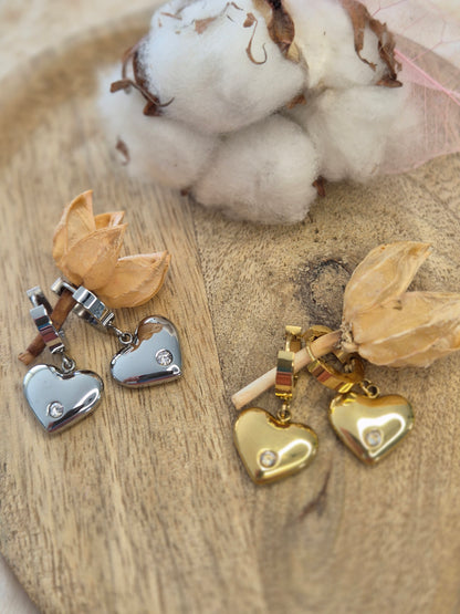 Boucle d'oreilles EVANIA 💕 or ou argent 💕