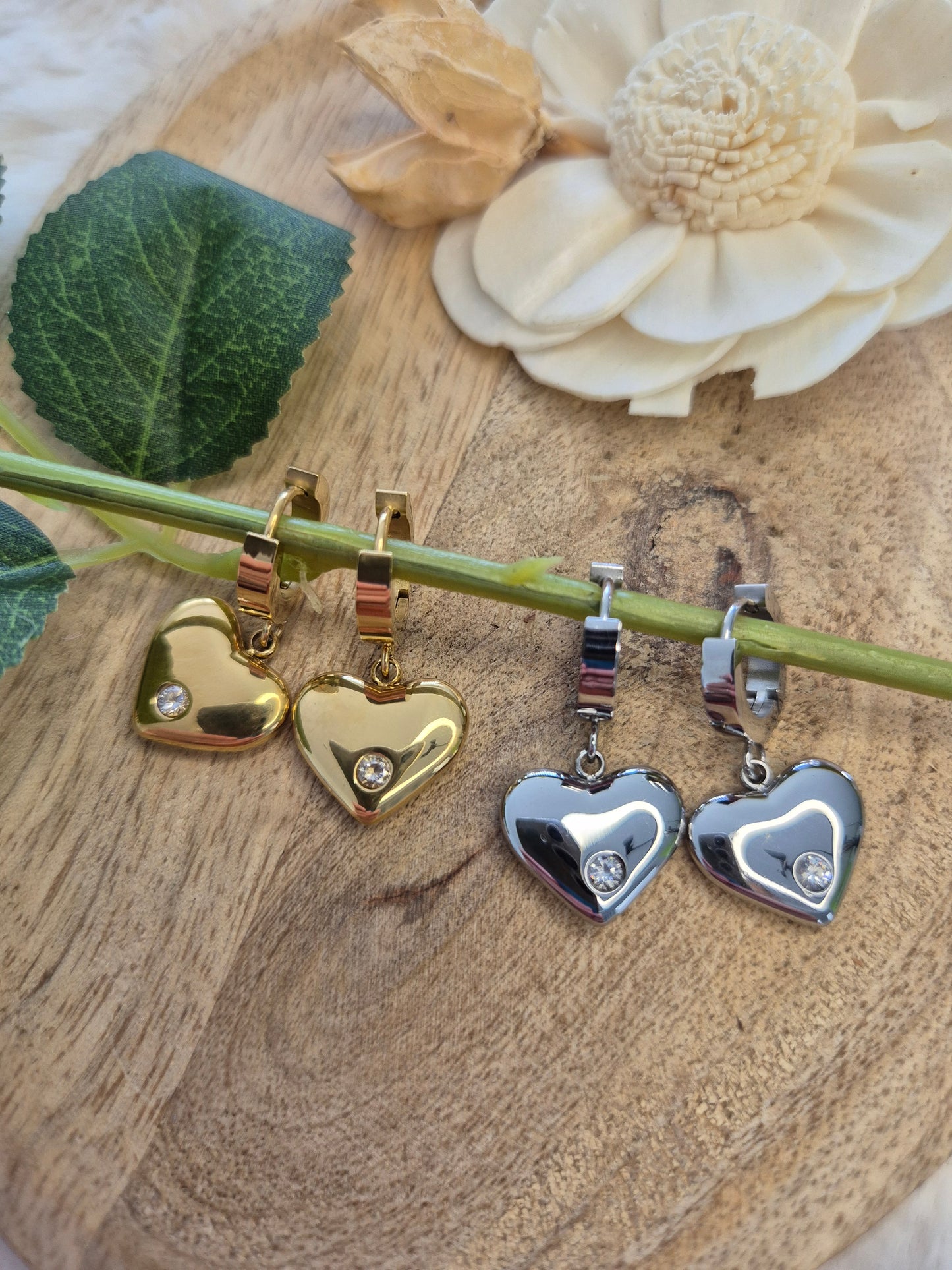 Boucle d'oreilles EVANIA 💕 or ou argent 💕