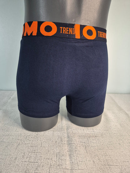 Boxer Homme TIAGO bleu uomo orange 791 (FY)