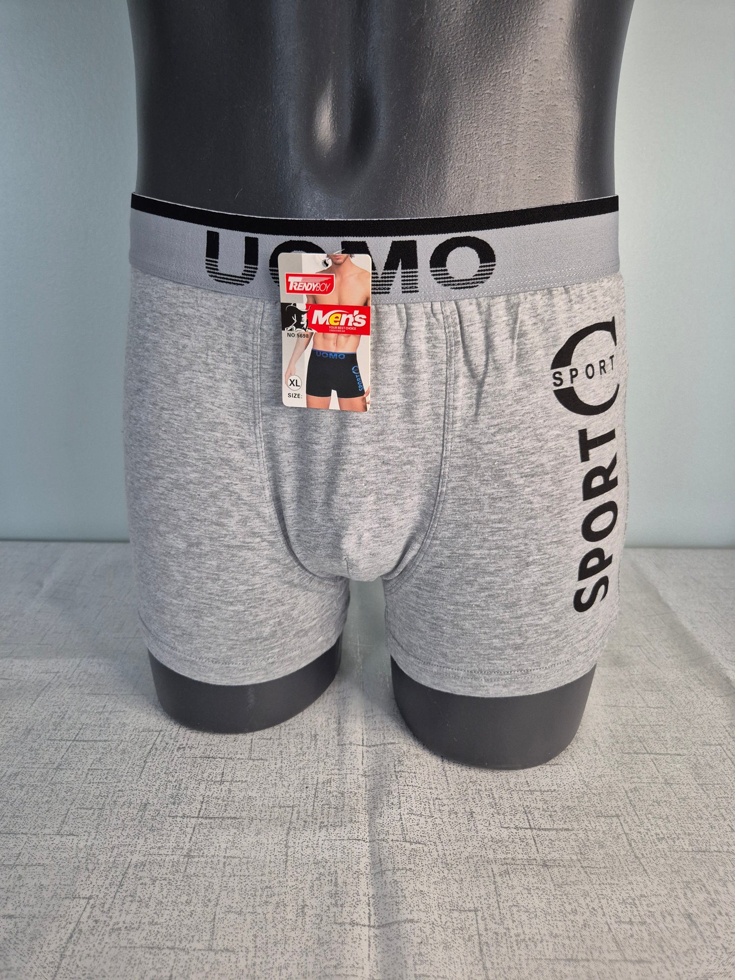 Boxer Homme BASILE gris clair 5698 (FY)