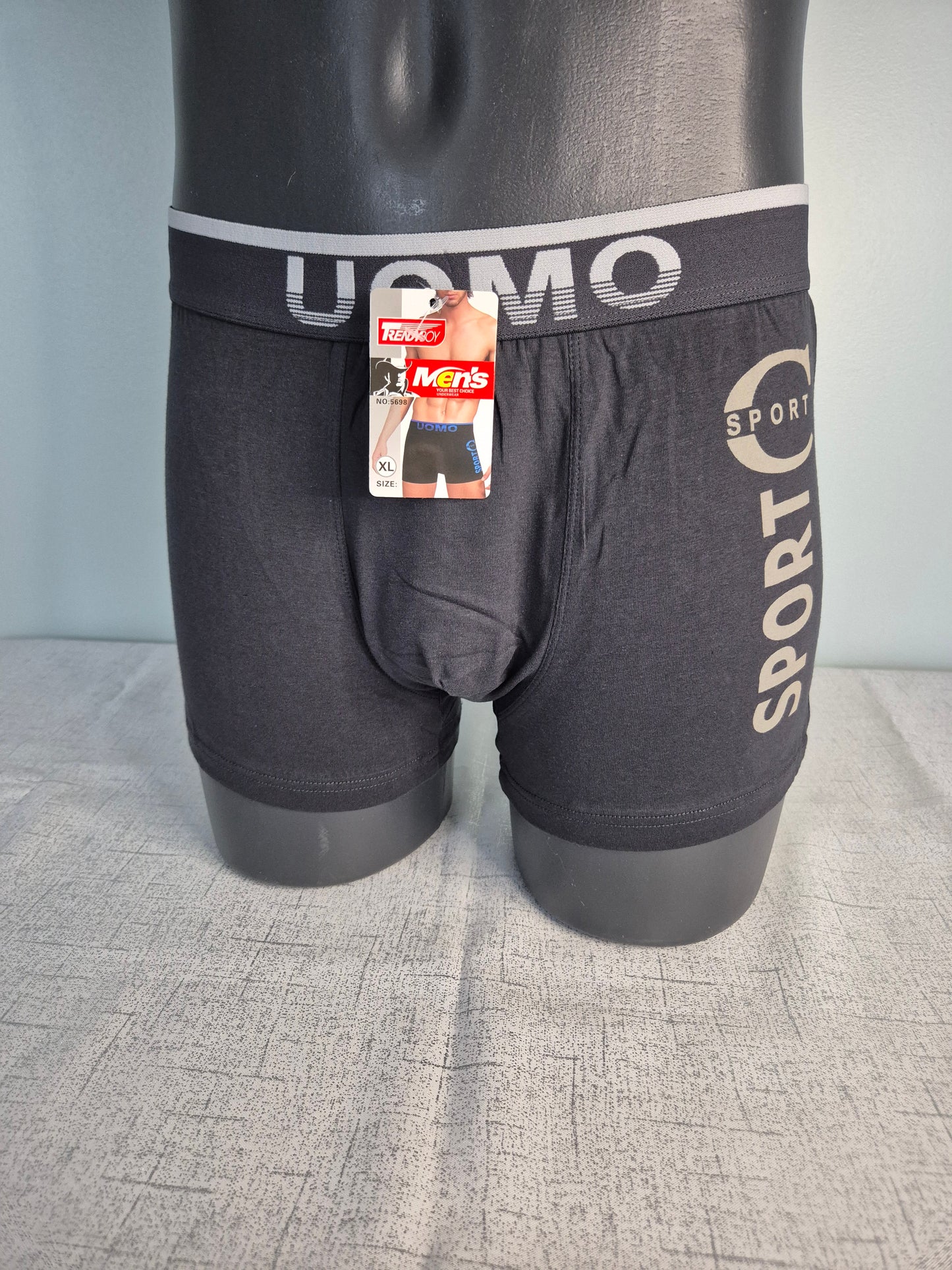 Boxer Homme BASILE gris foncé 5698 (FY)