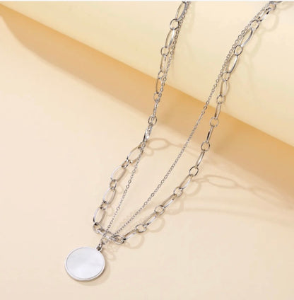 Collier double AZYLIS Or ou Argent 🎀