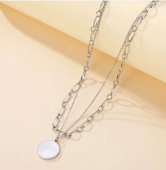 Collier double AZYLIS Or ou Argent 🎀