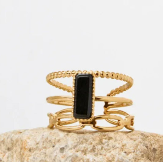 Bague SILOE Noire ✨